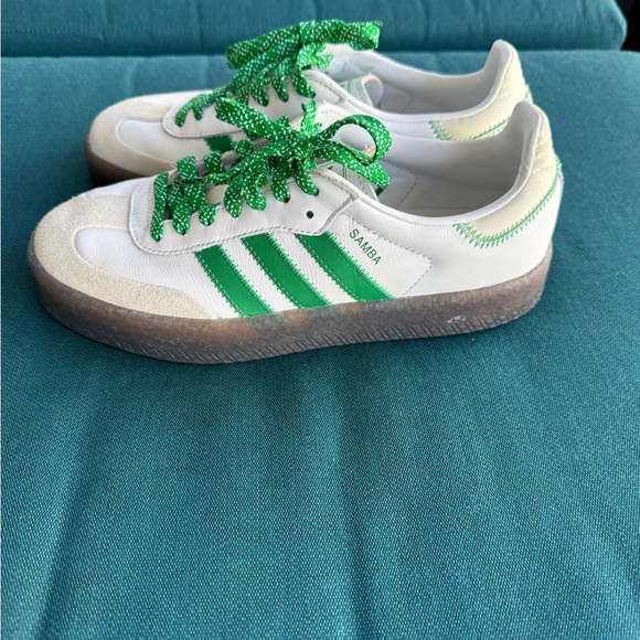 adidas gazelle silver green womens adidas Kids Samba OG